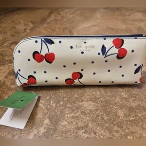 Kate Spade Cherry Polka Dot Pencil Case